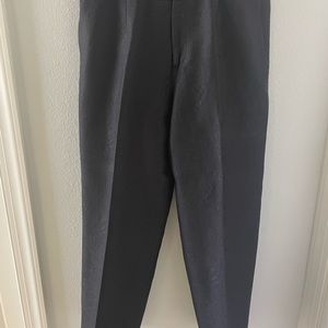 Carolina Herrera Black paisley print fully lined pants 30 inseam 36" waist.